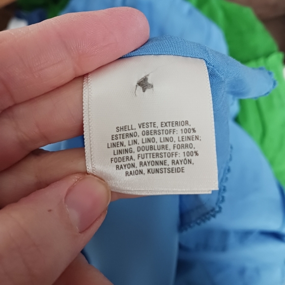 Anthropologie H.D Paris Sleeveless Blue Linen Fit Flare Dress Size 2 - Picture 11 of 14